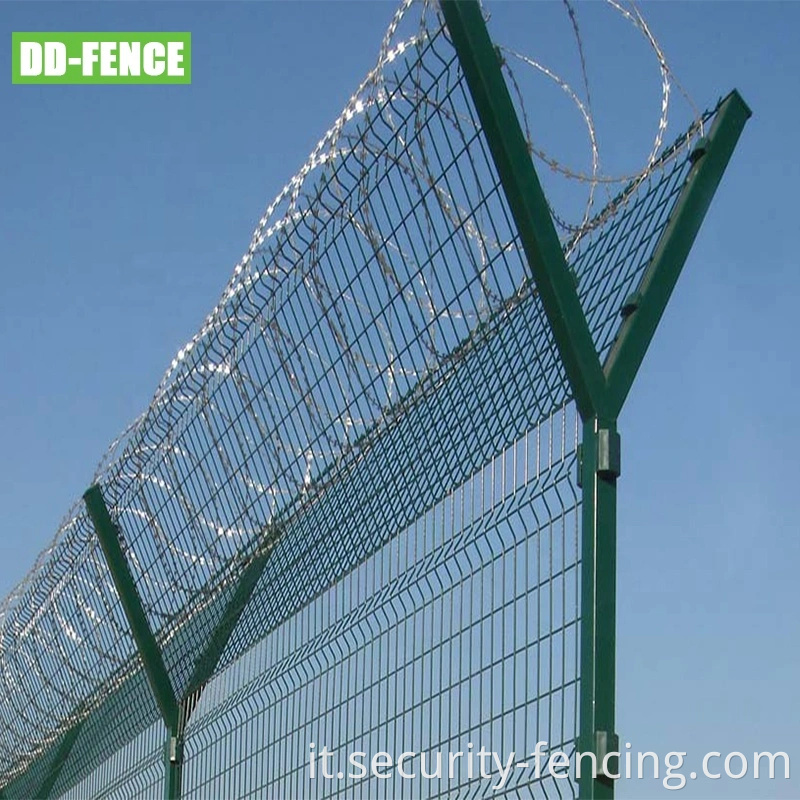 Nuovo design rivestito in polvere Galvanizzato Normesh Wall Security Fence